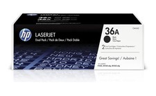 New, Sealed HP CB436D 36A Black Standard Yield Toner Cartridge Dual Pack picture