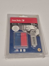 New In Pack SDCZ4-512-A10 SanDisk 512MB Cruzer Micro With Skins USB Flash Drive picture