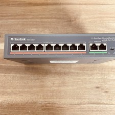 MokerLink 11 Port 10/100 Mbps Ethernet Switch with 9 Port PoE, POE-F092F picture