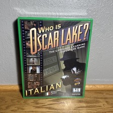 NEW SEALED, WHO IS OSCAR LAKE? Italian Language Learning Beginner Level PC CD picture