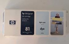 HP Design Jet 81 Dye Cyan Laser Printer Sealed, C4951A/5000/5500 picture