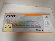 Glorious GMMK 3 100% RGB Wired Mechanical Keyboard, White *for parts* picture
