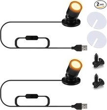 USB Powered Mini Spotlights for Displays 2-Pack – 5V Small LED Spot Lights Indoo picture
