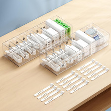 2 Pcs Clear Cable Charger Organizer Box, Large picture