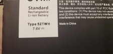 52TWH laptop battery batteries for Dell XPS picture