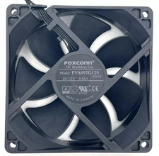 HP OMEN FOXCONN PVA092G12S 9CM DC12V 0.60A 4 Wire Cooling Fan CPU Chassis Fan picture