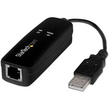 StarTech.com USB56KEMH2 56K USB Fax Modem 2.0 - External Hardware Dial Up V. ~E~ picture