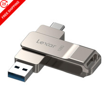 Lexar D40E 128GB Dual USB 3.2 Gen 1 Type-C Jump 128GB, Champagne Silver picture