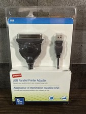 Staples / USB Parallel Printer Adapter / 5 ft/pi 1.5m / New & Sealed picture