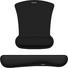 MOSISO Wrist Rest Support for Mouse Pad & Keyboard Set, Medium, Black picture