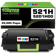 Tobeter 52D1H00 521H Toner Replacement For Lexmark 52D1H00 Toner Cartridge For picture