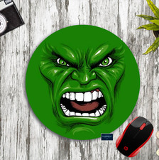 THE HULK FACE GREEN 8