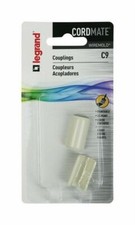 Legrand Wiremold C9 CordMate Plastic Cord Cover Coupling, Ivory picture