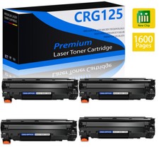 1-4PK CRG125 For Canon 125 Toner Cartridge ImageClass LBP6030W LBP6030 LBP6000 picture