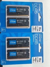 Crucial 32GB (2x16GB) DDR5 5600 MT/s SODIMM Laptop Memory Kit – CT2K16G56C46S5 picture