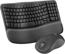 Logitech Wave Keys MK670 Wireless Keyboard Mouse Combo Graphite picture