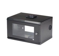 2-Post 6U Wall Mount Network Cabinet W/ 1U Shelf, 19