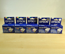 LOT of 5 -Epson  S020049 & S020047  Printer Inkjet Cartridge Expired NEW picture