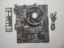 MSI B450M PRO-M2 V2 Motherboard Ryzen 5 2600, 8GB RAM, IO Shield #2337 picture