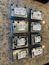Lot of 8 Western Digital SATA Drives - PARTS/REPAIR ONLY See Description picture