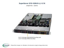 Supermicro SYS-1029UX-LL1-C16 1U Model: 119U-7 picture