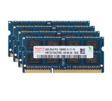 16GB DDR3 RAM Hynix 4X 4GB  1333MHz PC3-10600 204PIN SODIMM Laptop Memory 4 GB picture