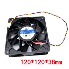 For Antminer S7 S9 S11 E9+ L3+ T9+ M3/M10 SG121238BS Bearing Cooling Fan picture