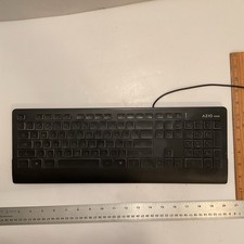 Azio Prism Mechanical Keyboard KB507 Backlit Tested Working picture