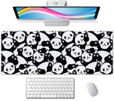 Wasica Cute Baby Panda Gaming Mouse Pad 31.5 x 11.8 in picture