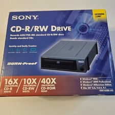 Sony 16x External FireWire CD-RW Drive Burner CRX1650L/A2 picture