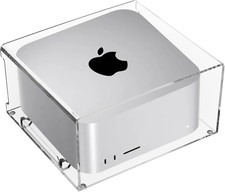 Acrylic Stand for Mac Studio M1-M4, Mac Mini M1 M2 2010-2023 | Clear Desktop picture
