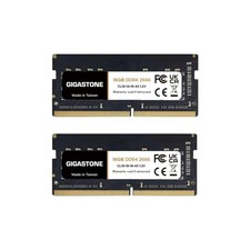 【DDR4 RAM Laptop Only】 GIGASTONE 32GB Kit (2x16GB) 16 GB, DDR4 2666MHz 16GB picture