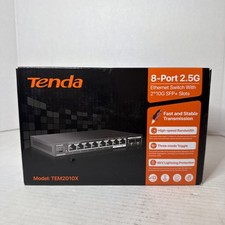 Tenda TEM2010X 8-Port 2.5G Ethernet Switch with 2x10G SFP+ Slots New In Box picture