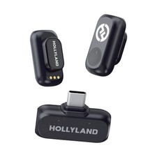 Hollyland LARK A1 Mini Duo 2-Person Wireless Microphone System with USB-C (Gray) picture