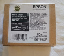 8/2022 New Sealed Genuine Epson T8508 Matte Black Ink For SC-P800 picture