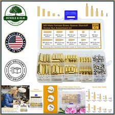 Assorted 320Pcs Motherboard Screws and Standoffs Kit, Hexagonal Brass Fasteners picture