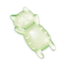 Green Clear Cute Cat Ergonomic Silicone Gel Mouse Wrist Rest Typing Support picture