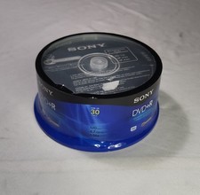 SONY 30-Pack Spindle Blank 4.7GB DVD+R 120 min Recordable Discs NEW SEALED  picture