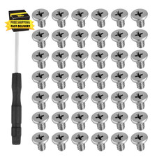 50 PCS M.2 SSD Mounting Screws Kit, Pcie Nvme M2 X 3 MM Replacement Phillips Fla picture