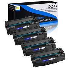 4PK Q7553A 53A Black Toner for HP LaserJet P2010 P2014 P2015 P2015d M2727 MFP picture