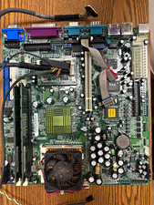 Socket 478 MicroATX 88P0-N15 Intel DDR SDRAM VGA USB Serial Parallel LAN picture