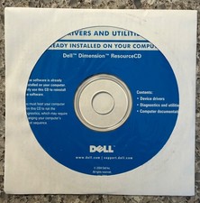 NEW Sealed Vintage Dell Dimension Resource CD 2004 only Drivers and Utilities CD picture