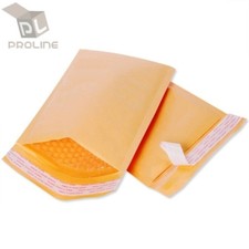 ProLine 250 #0 Extra Wide CD DVD Kraft Bubble Shipping Mailers Envelopes 6x10 picture