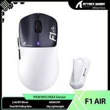 ATTACK SHARK F1AIR 39g Tri-Mode Wireless Gaming Mouse PAW3955MAX 8K Polling Rate picture