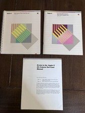 Vtg Apple IIe 80-Column Text Card Manual Bundle w/ Extended Supp + Rare Errata picture