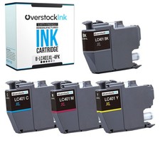Black Color Ink fits Brother LC401XL Cartridges 401XL for MFC picture