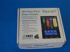 Vapcell S4 Plus V3.0 Super Fast Smart Battery Charger 4-Slot 12A Li-ion Ni-MH Ni picture