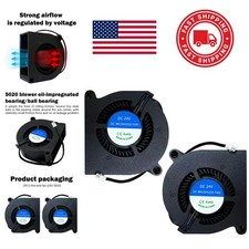 Dual Ball Bearing 5020 Fan 50mm Axial Cooling for Hotend and Electronics picture