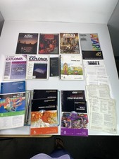 Vtg 1980s Lot Atari 400/800 Computer Game Manuals Explorer Connections Magazines picture
