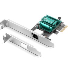 5Gb PCIe Network Card,PCIe to 5Gb Ethernet Card NIC with Extra Low-Profile Br... picture